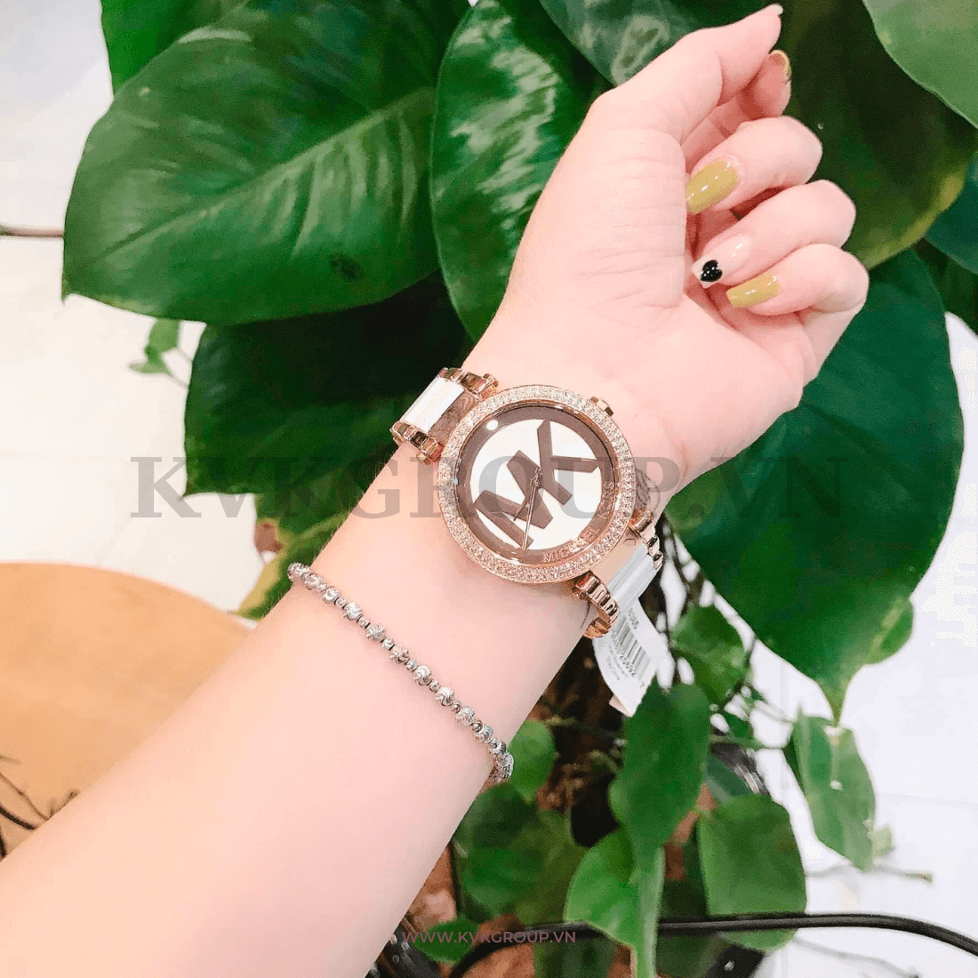 ng h MICHAEL KORS n MK6365 Paker Rose Gold Tone Watch 39mm