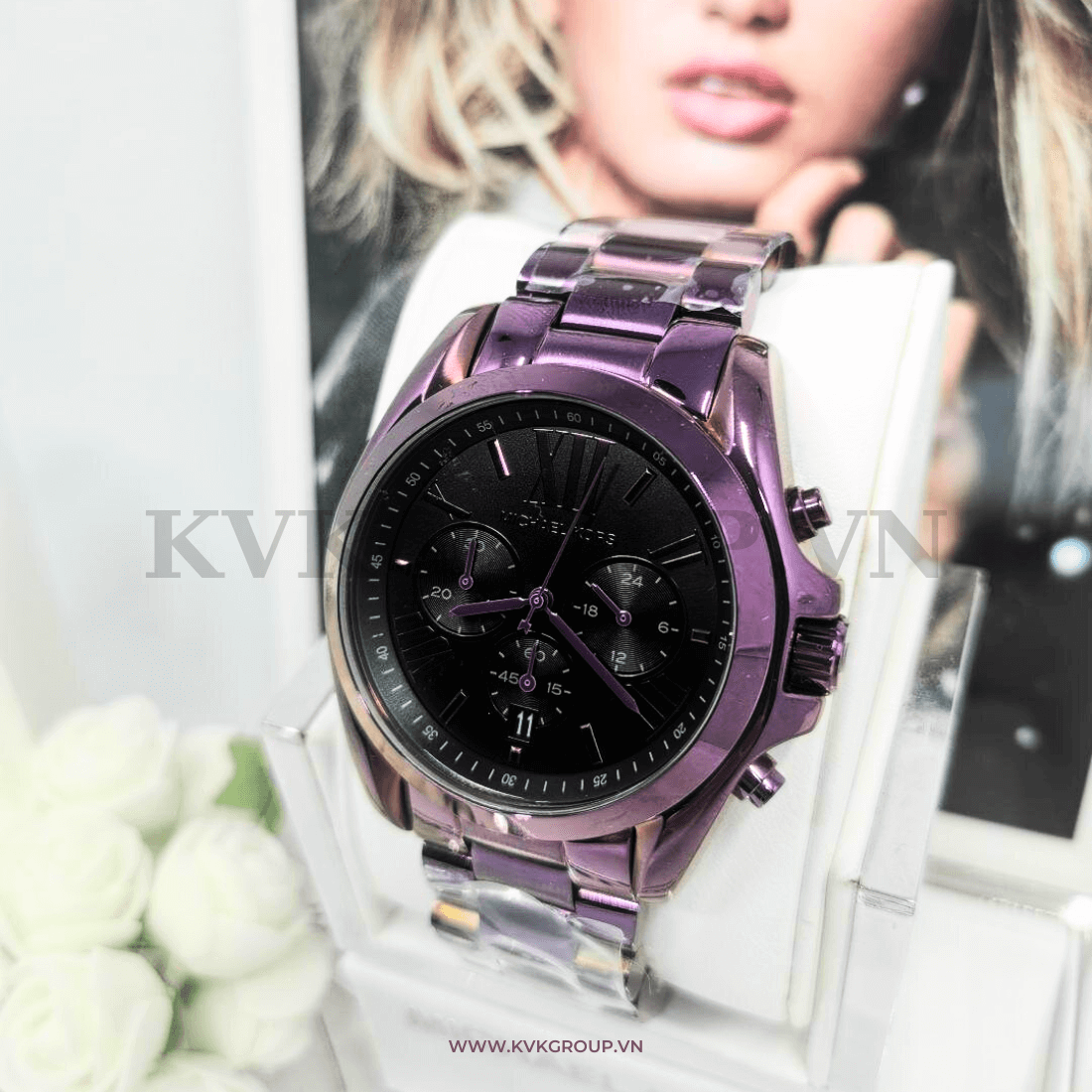Michael kors bradshaw plum smartwatch shop