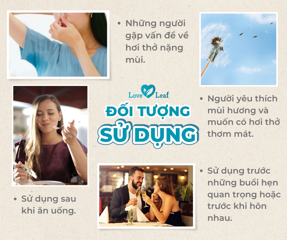 Chai Xịt Thơm Miệng Love Leaf Hương Cam - Việt Quất Khoảnh Khắc Thư Giãn, Chai 8gr