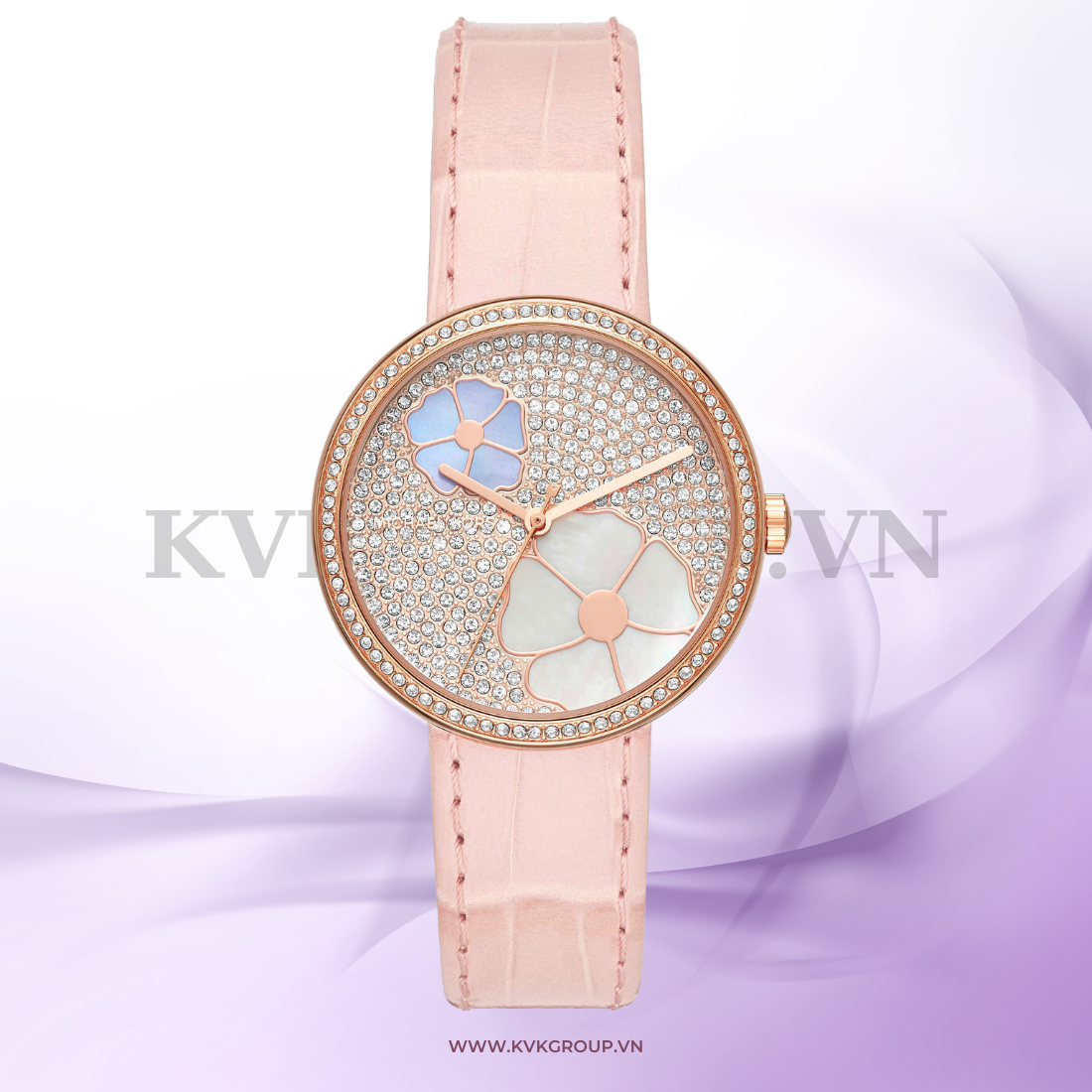 ng h MICHAEL KORS n MK2718 Courtney Swarovski Flower Dial