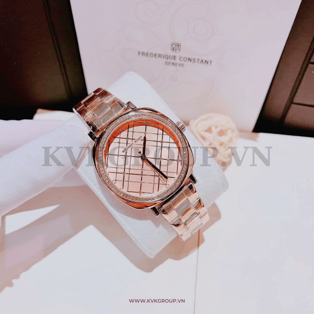 Đồng hồ MICHAEL KORS nữ MK3990 Nia Rose Gold-Tone Watch 38mm