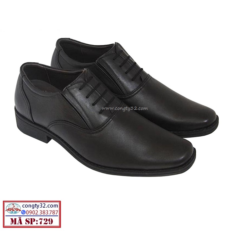 Giày da cao cấp 32M-729 (Lót da cừu, đế hơi - Nhóm giày VIP)