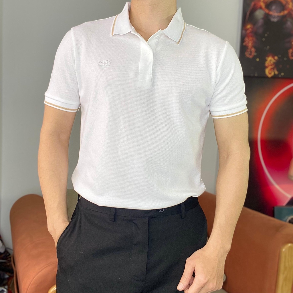 Áo polo Lacoste vải cotton gai LC0023