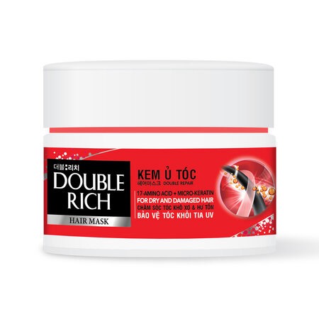 18.6.Hũ Kem Ủ Tóc Double Rich Chăm Sóc Tóc Khô Xơ & Hư Tổn 150g