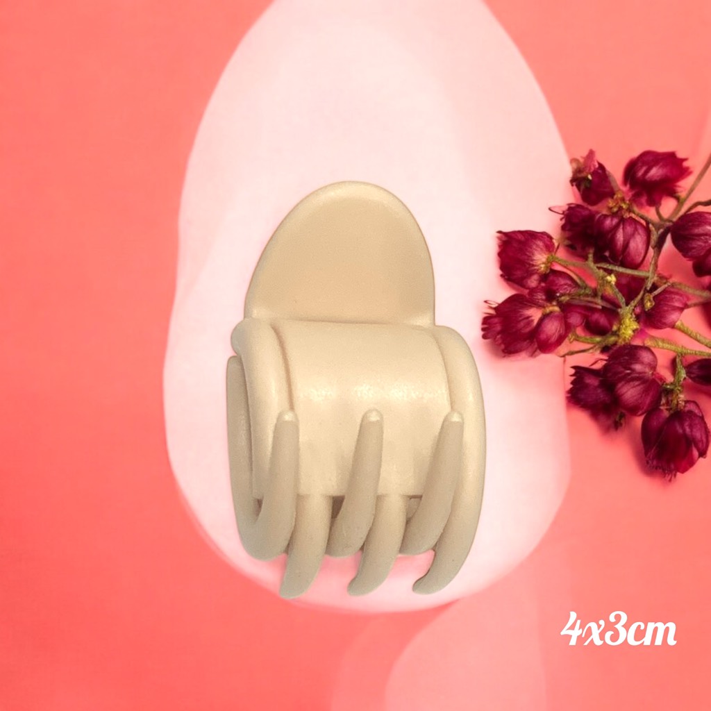 T1.Kẹp Tóc Càng Cua 6 Răng 4x3cm