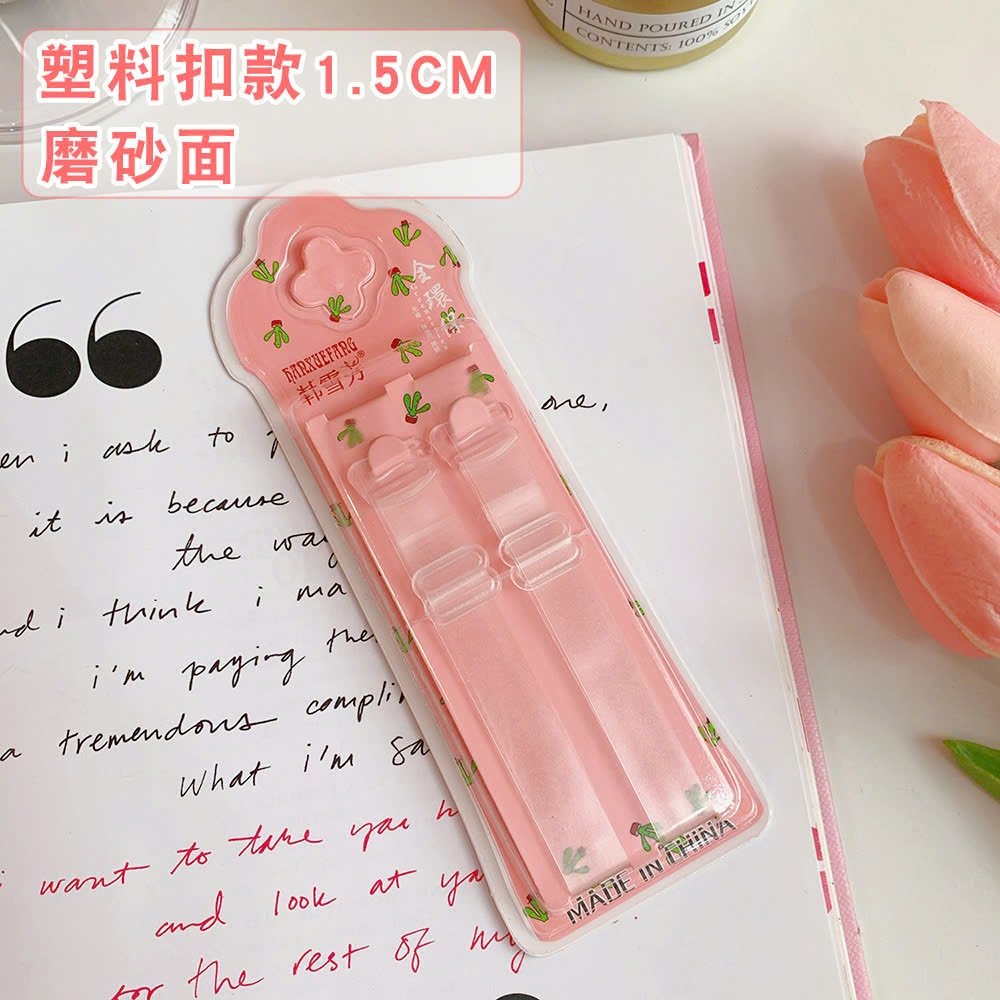 B8.9 Sét 2 dây áo ngực trong suốt chống trượt ~1,2-1,5cm