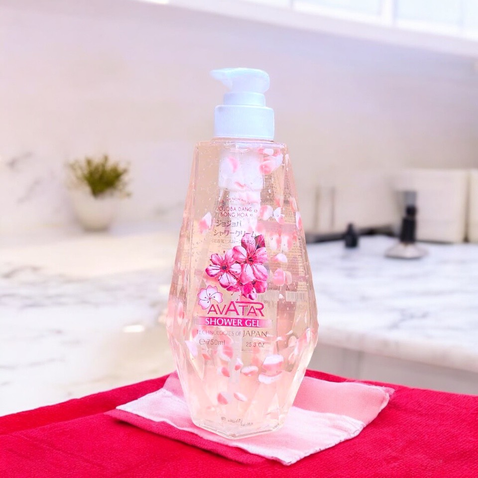 16.4.Sữa Tắm Thơm Mịn Da Hoa Anh Đào JAvatar Ojoba Nhật Bản
