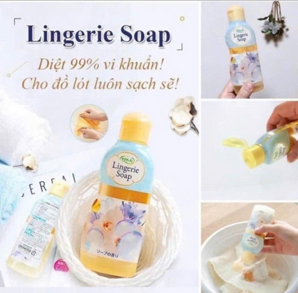 13.10 Nước giặt đồ lót Lingerie Soap Kobayashi 120ml