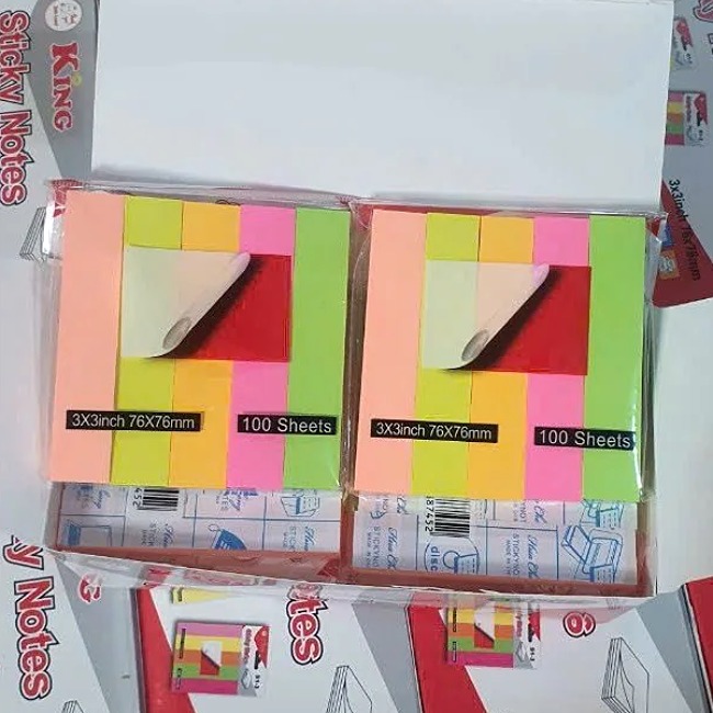 Bịch Giấy note cắt sẵn 5 màu No.GS-02