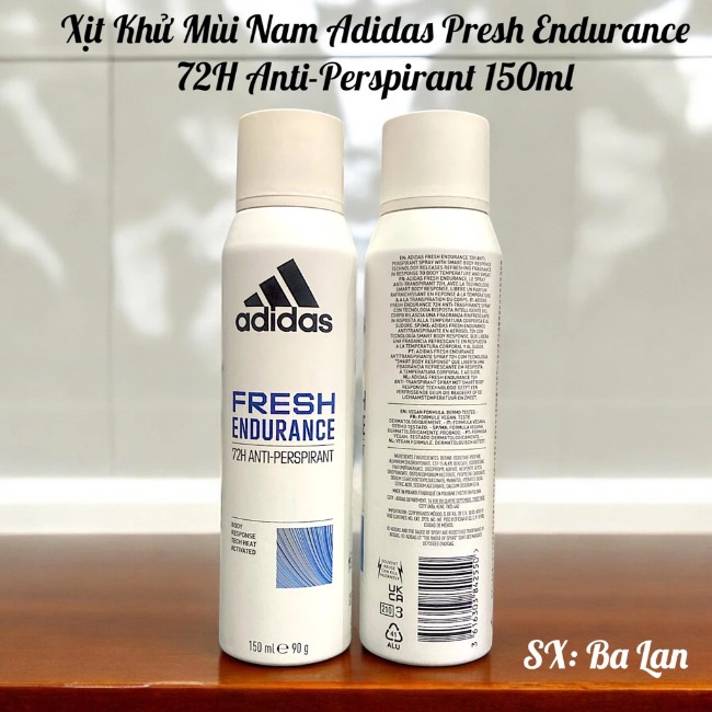 Xịt khử mùi nam Adidas Fresh Endurance 72H Anti-Perspirant 150ml