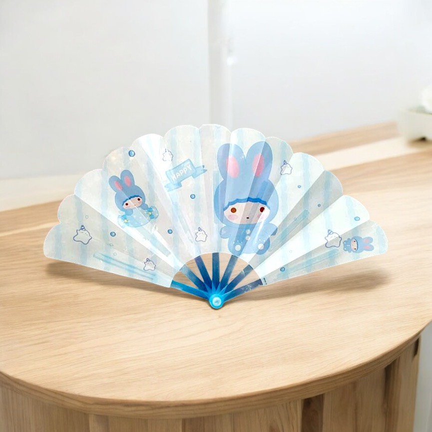 Quạt xòe 7 cánh dài 24cm mã 201