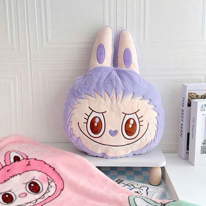 Thú Nhồi Bông Kèm Chăn Kuromi và Labubu