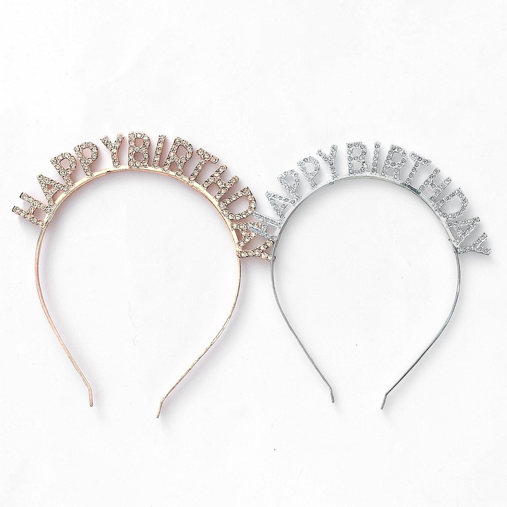 Bờm tóc hình chữ Happy birthday