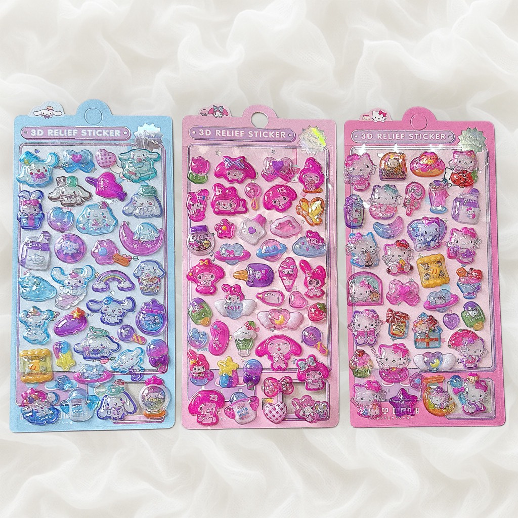 Sticker kim tuyến hình cô gái China