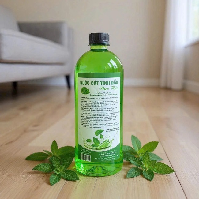 Nước cất lau sàn tinh dầu bạc hà 1000ml