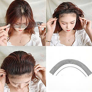 9.2 Cài Xước Tóc Con Cố Định Lò Xo Co Giãn Màu Đen