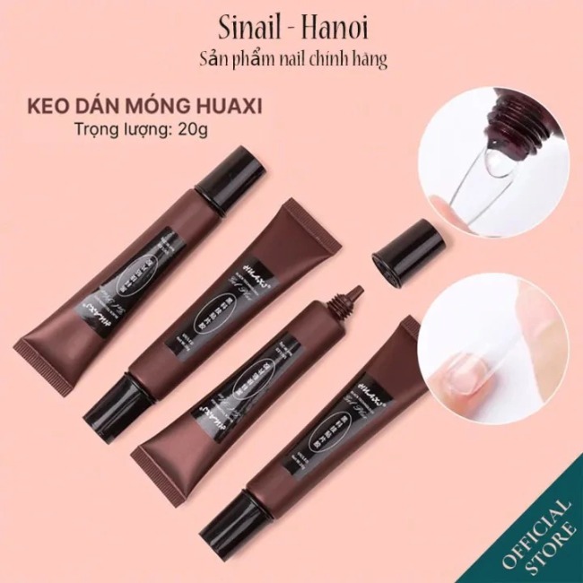 Gel dán móng up, định hình nail, đính đá chuyên dụng Huaxi chính hãng 20g