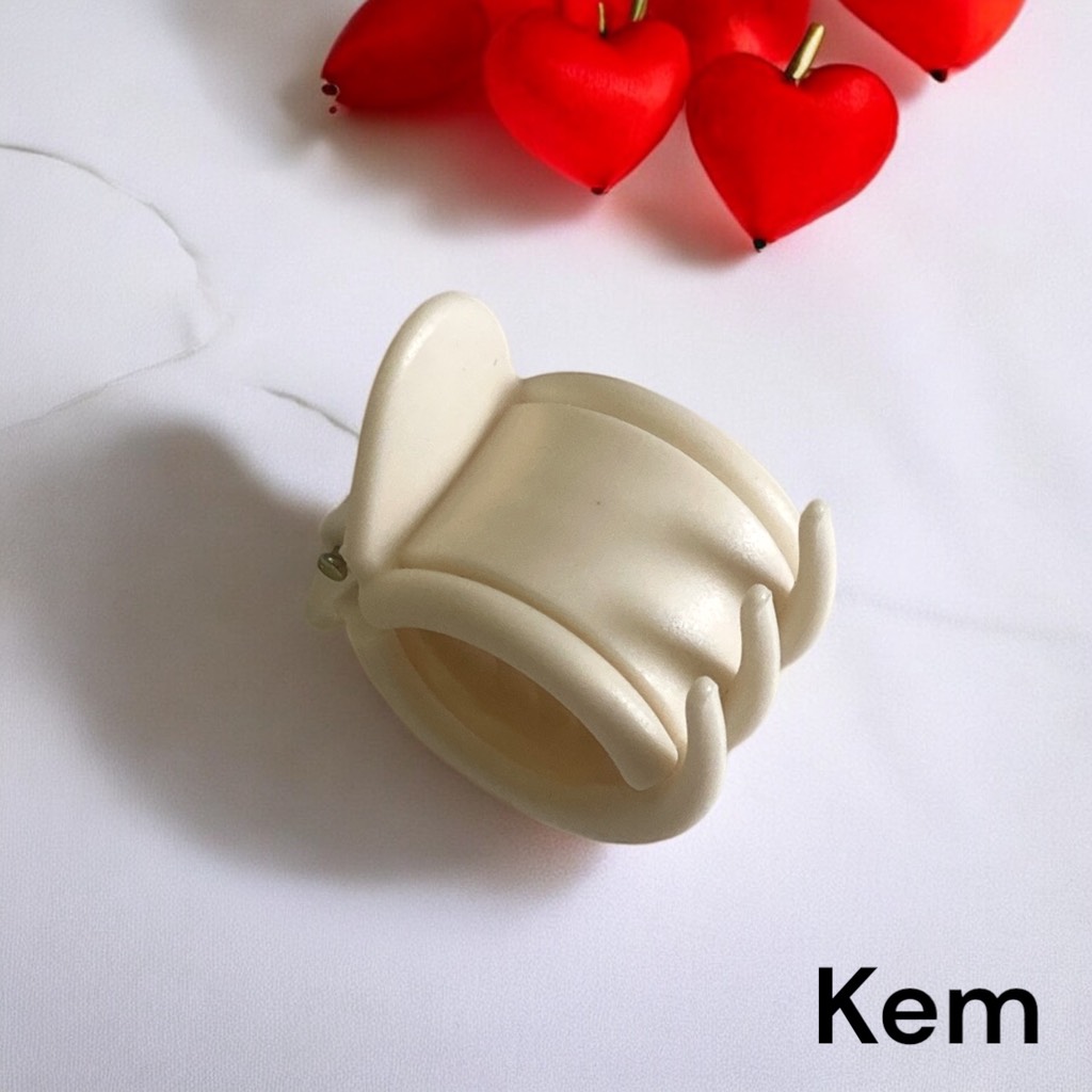T1.Kẹp Tóc Càng Cua 6 Răng 4x3cm