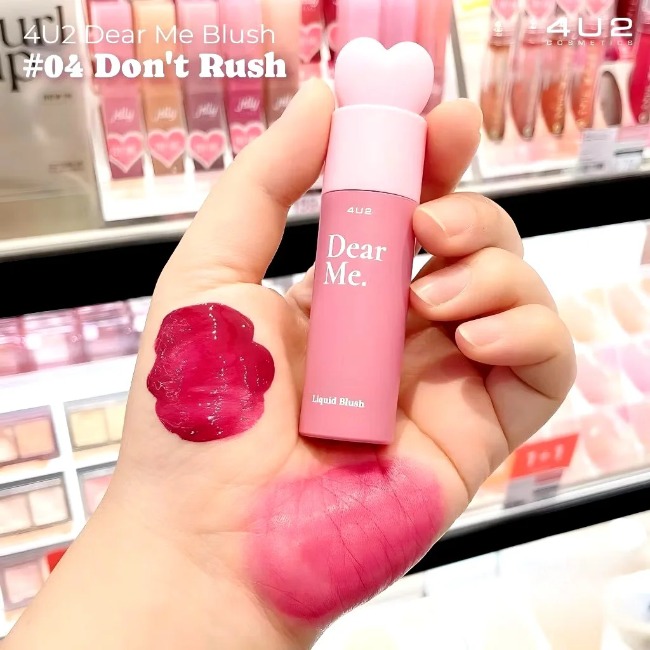 16.3 Má Hồng Kem 4U2 Dear Me Liquid Blush 3,7g