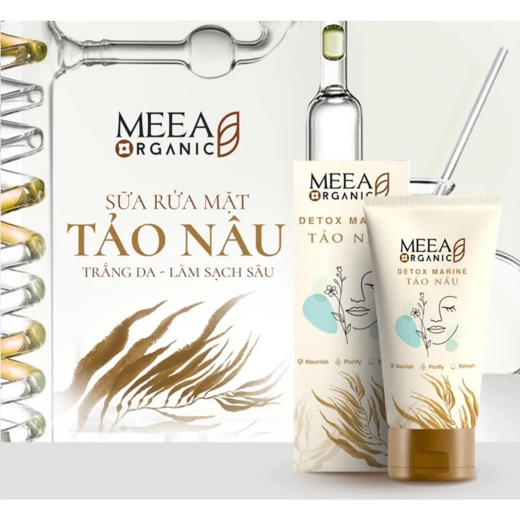 Sữa rửa mặt tảo nâu Meea Detox Marine 30g