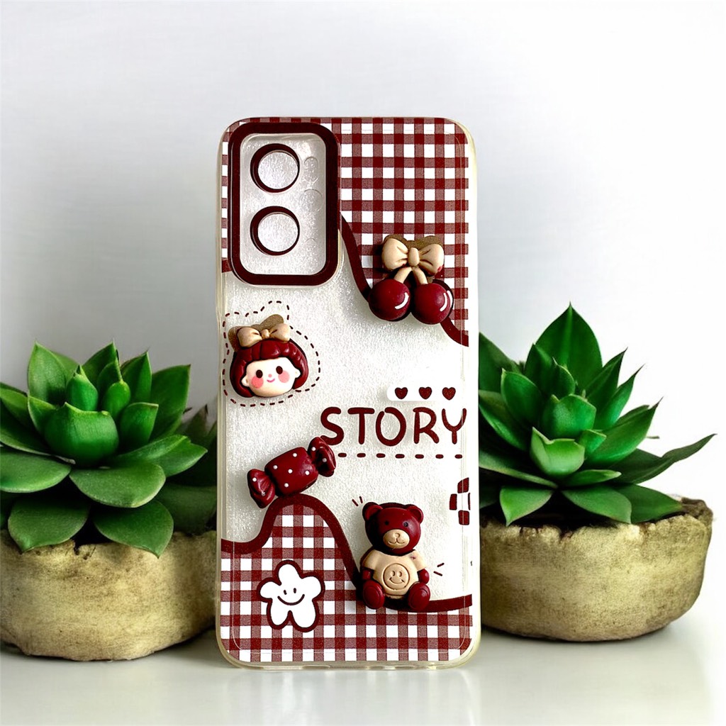 Ốp Lưng Điện Thoại Mềm SWEET Gấu Moschino Siêu Dễ Thương