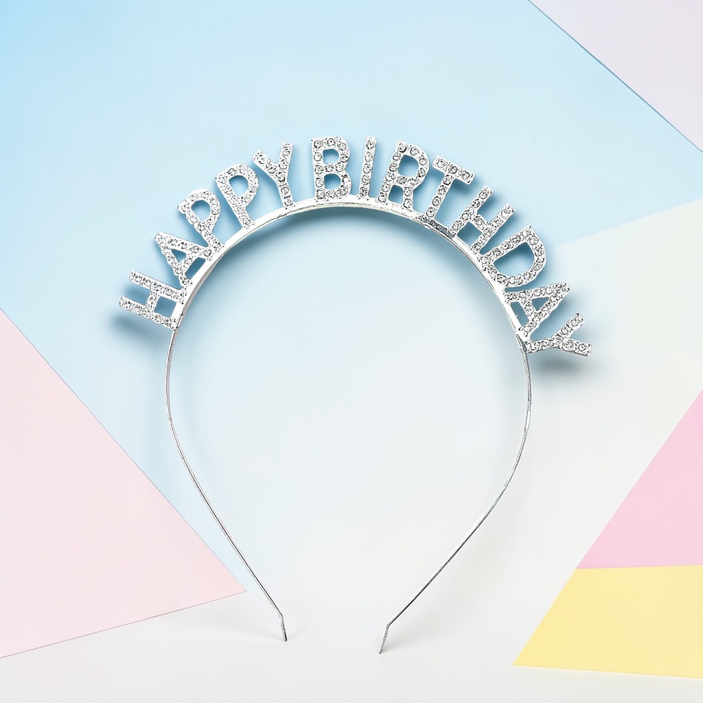 Bờm tóc hình chữ Happy birthday
