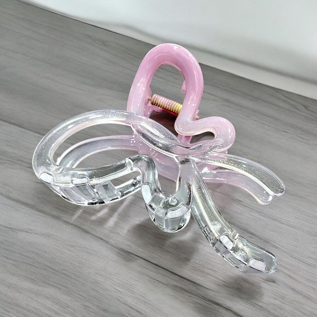 T5.Kẹp tóc nhựa màu hình bướm