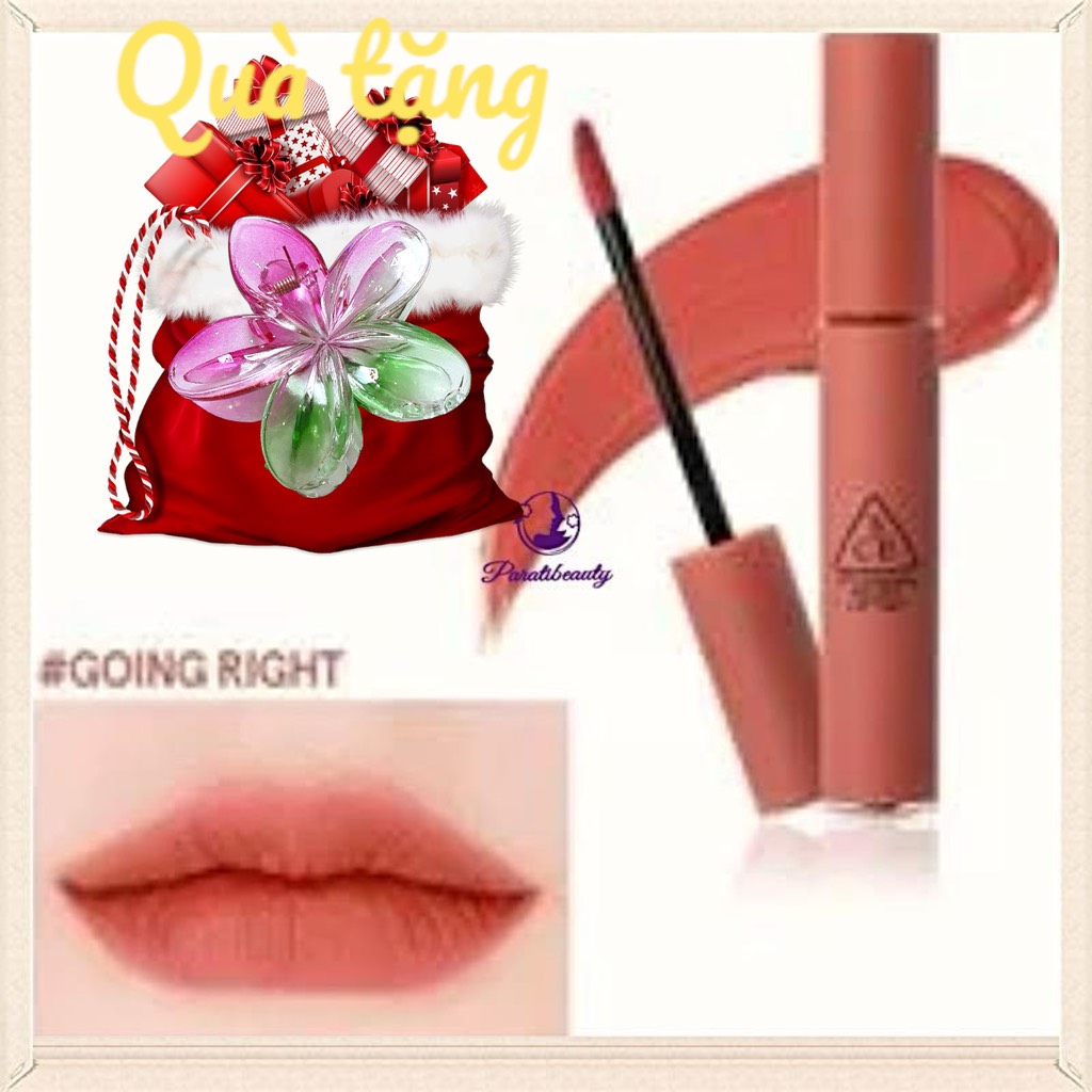 16.3 Son Kem Lì, Lên Màu Chuẩn 3CE Velvet Lip Tint 4g
