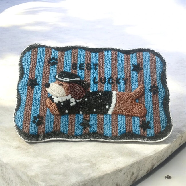 Thảm lau chân lông cún mèo (61×40cm)