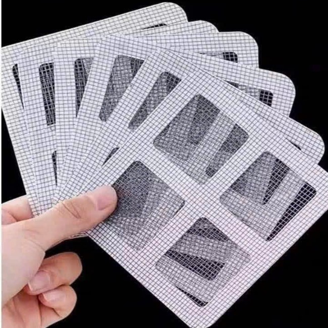 S3. Set 10 Miếng Lưới Chặn Rác Chống Tắc Nghẽn Cống Thoát Nước 10x10cm