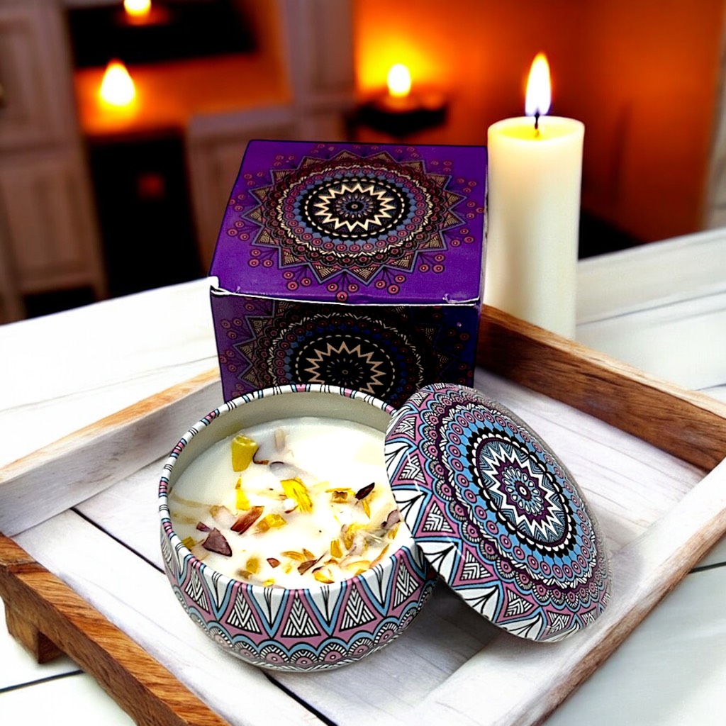 13.8 Lọ nến thơm hoa khô thiên nhiên