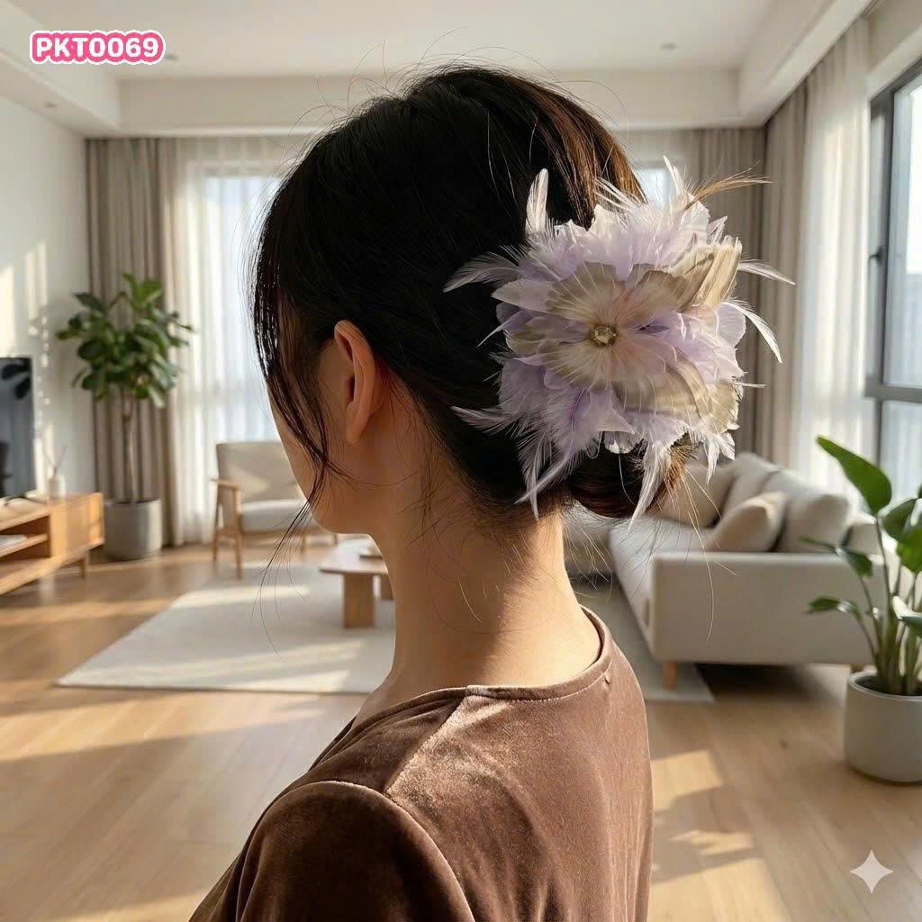 Kẹp Tóc Bướm Ma Thuật Cỡ Lớn Phong Cách Tiên Nữ