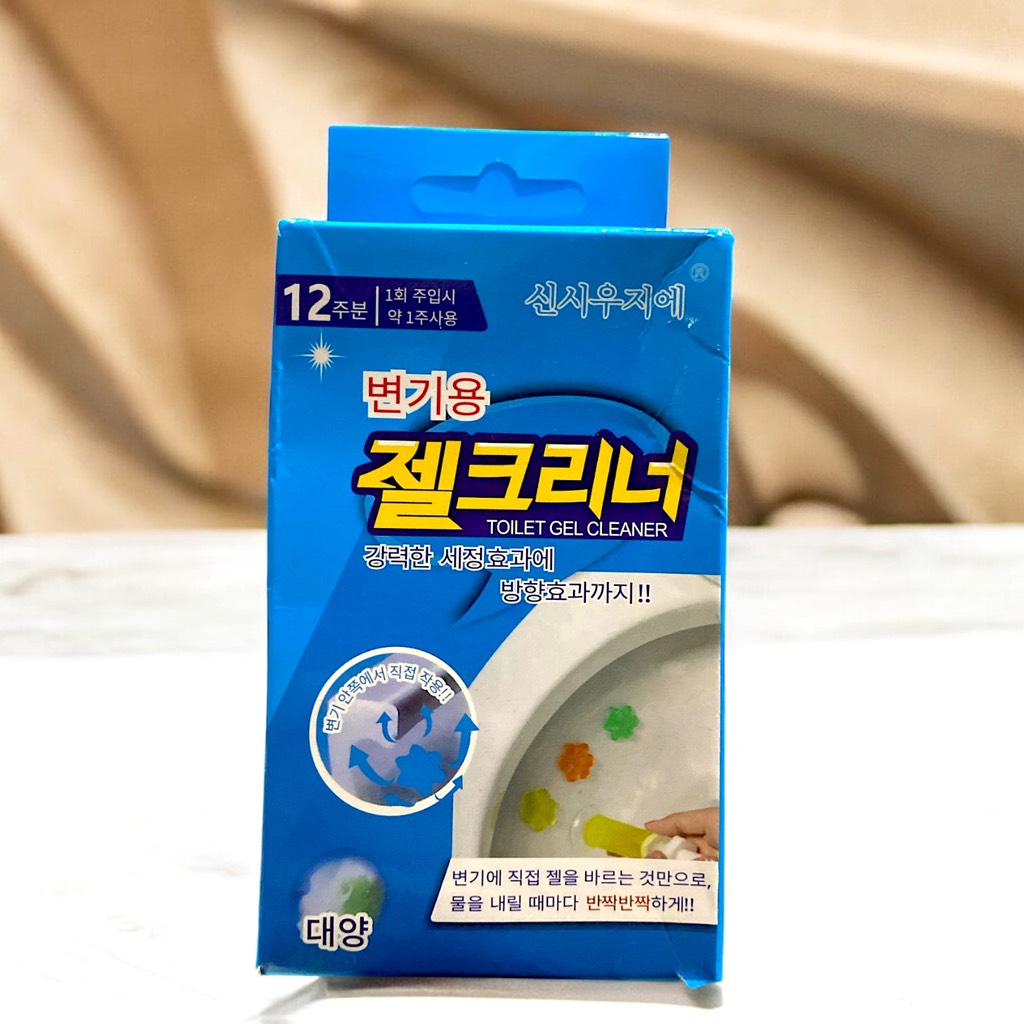 Gel khử mùi diệt khuẩn bồn cầu dạng thạch hình hoa