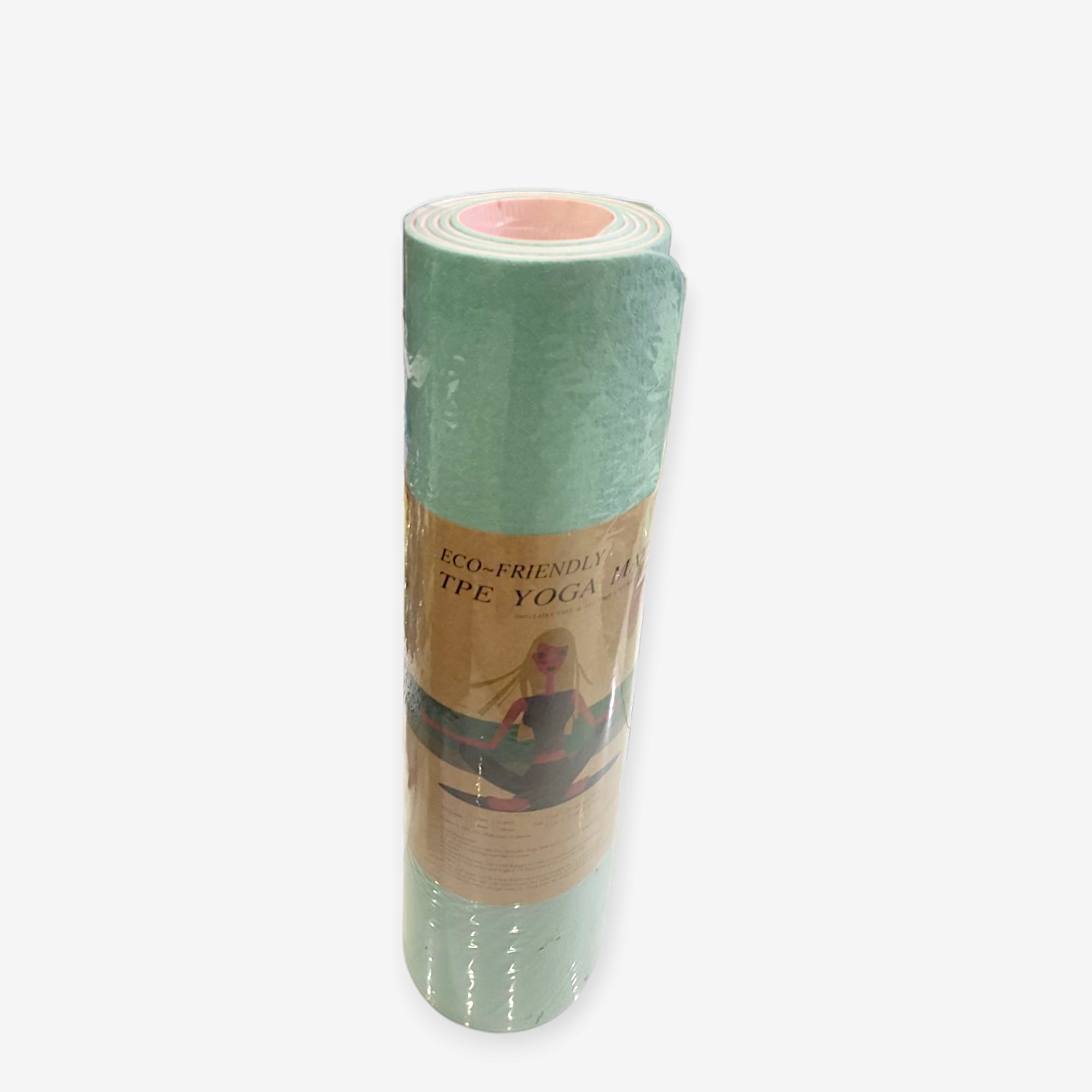 Thảm tập Yoga 2 lớp chống trơn trượt 6mm 183cm x 61cm