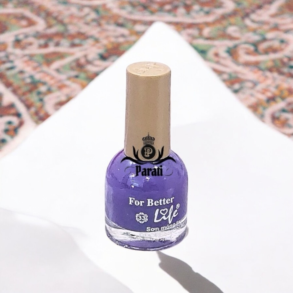 Sơn móng tay FOR BETTER LIFE , màu mịn mượt bóng, không hơ máy 15ml