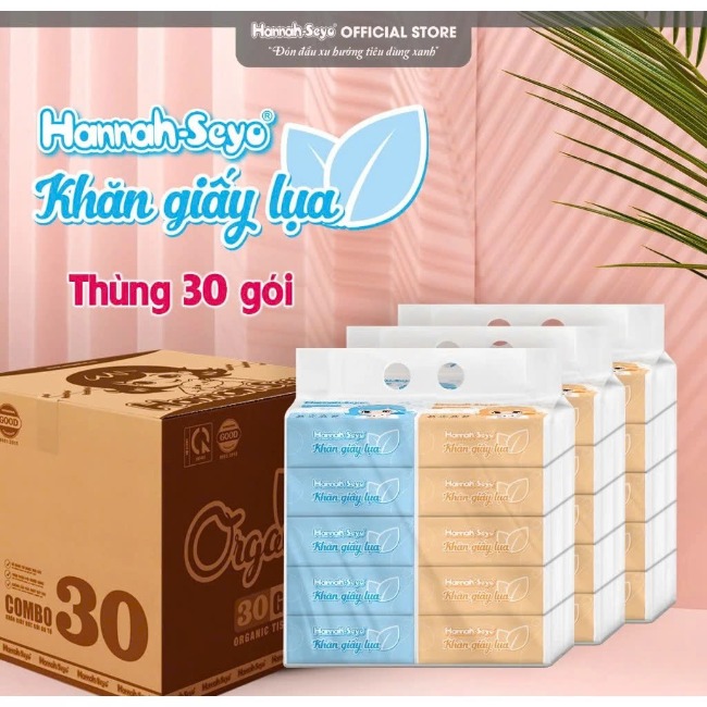 Khăn giấy lụa Hannad-Seyo (240 tờ /4 lớp)