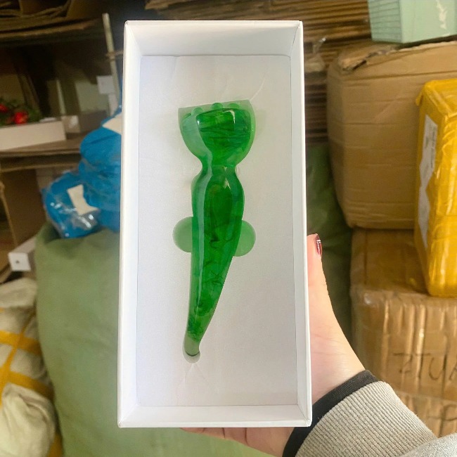 B8.10 Cây massage mặt cao cấp bằng sáp ong dài 13,5cm (có hộp)