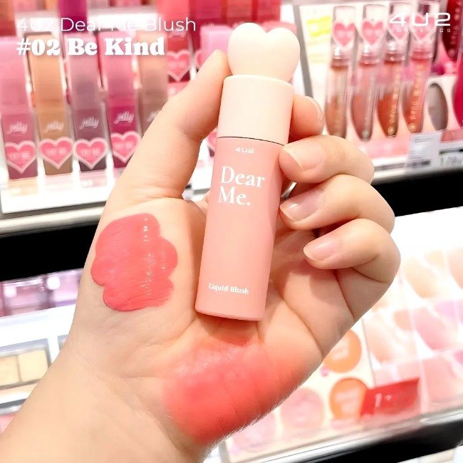 16.3 Má Hồng Kem 4U2 Dear Me Liquid Blush 3,7g