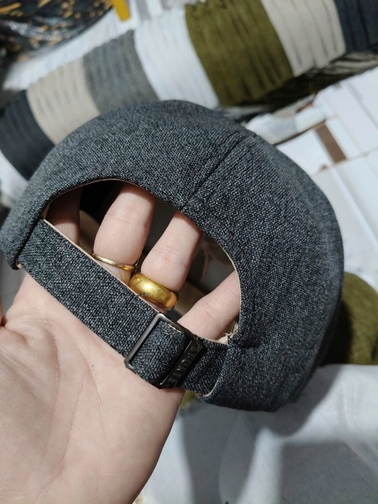 B7.1 Mũ Lưỡii Traii Vải Cotton Mềm Thêu Nơ, Chữ Phong Cách Hàn Quốc