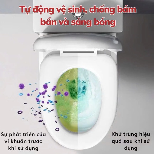 S2. Lọ thả vệ sinh bồn cầu, khử mùi và loại bỏ vết bẩn (có dây treo) 150g
