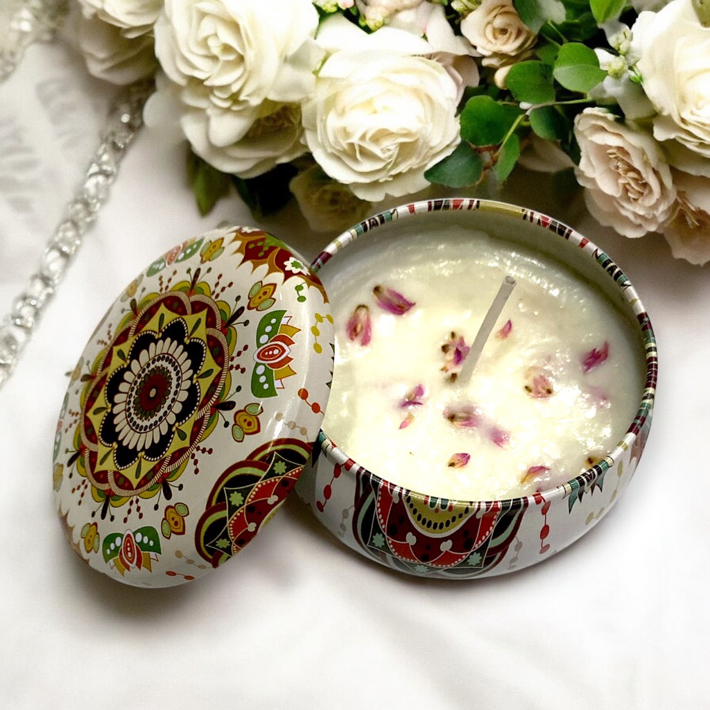 13.8 Lọ nến thơm hoa khô thiên nhiên