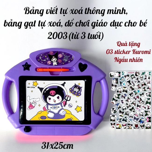 Bảng viết gạt tự xoá thông minh (từ 3 tuổi) No.2002