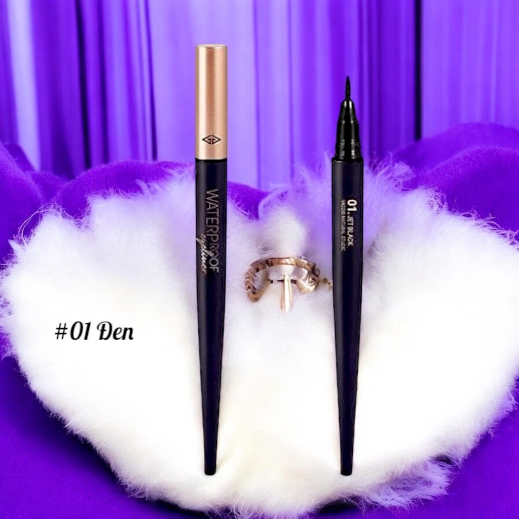 HLK-Bút Dạ Kẻ Mắt Nước Siêu Nét, Lì Vacosi Waterproof Eyeliner Pen 5ml