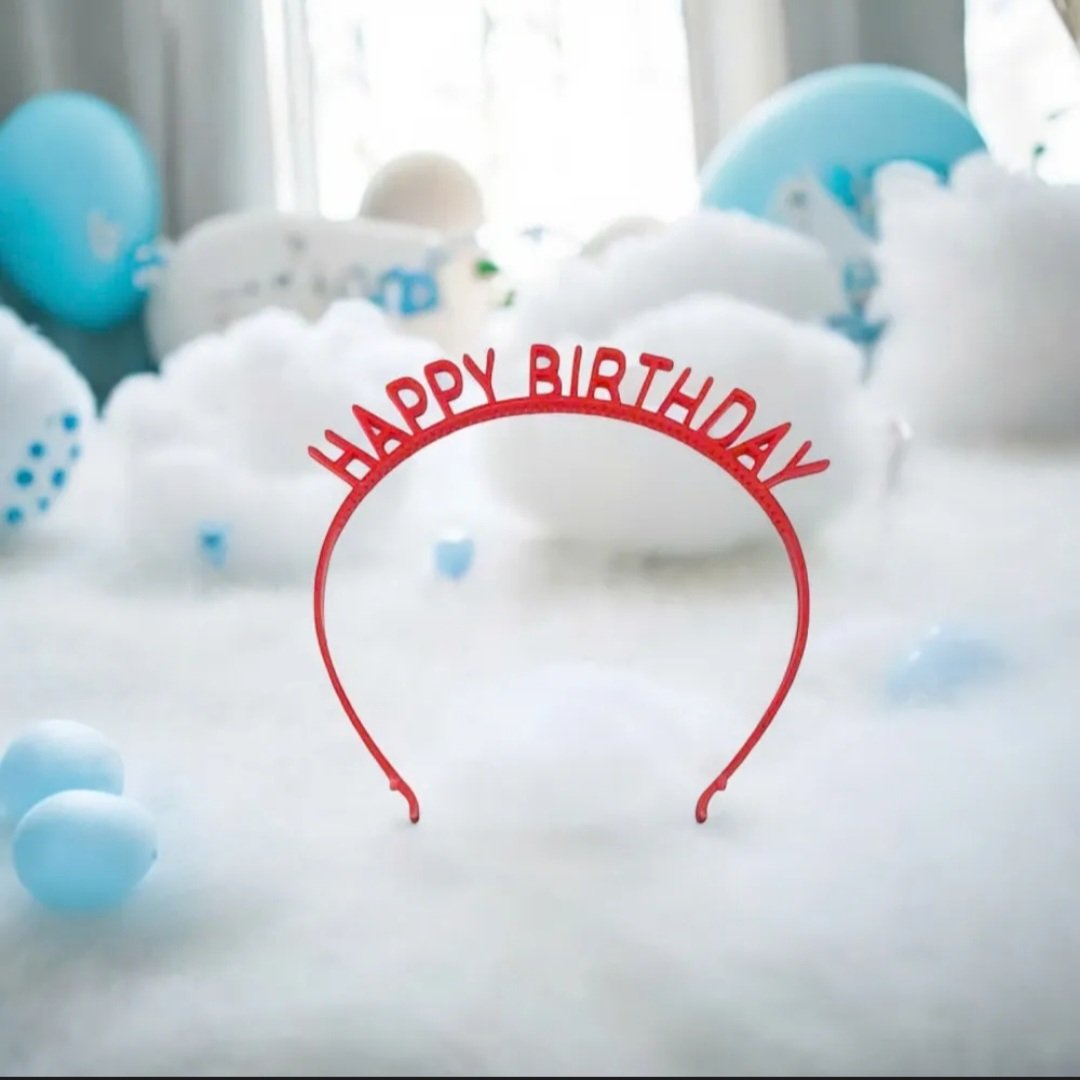Bờm tóc hình chữ Happy birthday