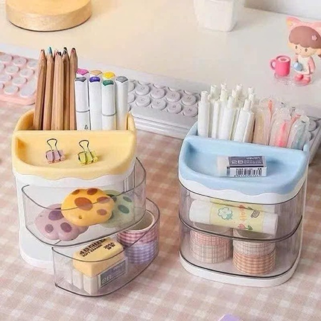 Hộp, kệ đựng bút mini 11x11cm