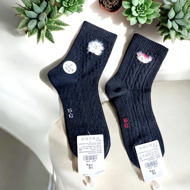 Tất/Vớ cotton hoạt hình từ 10-12 tuổi