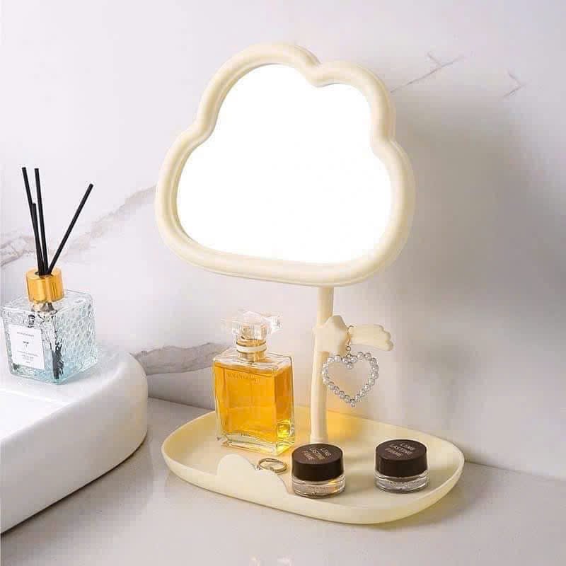 Gương đứng để bàn hình đám mây