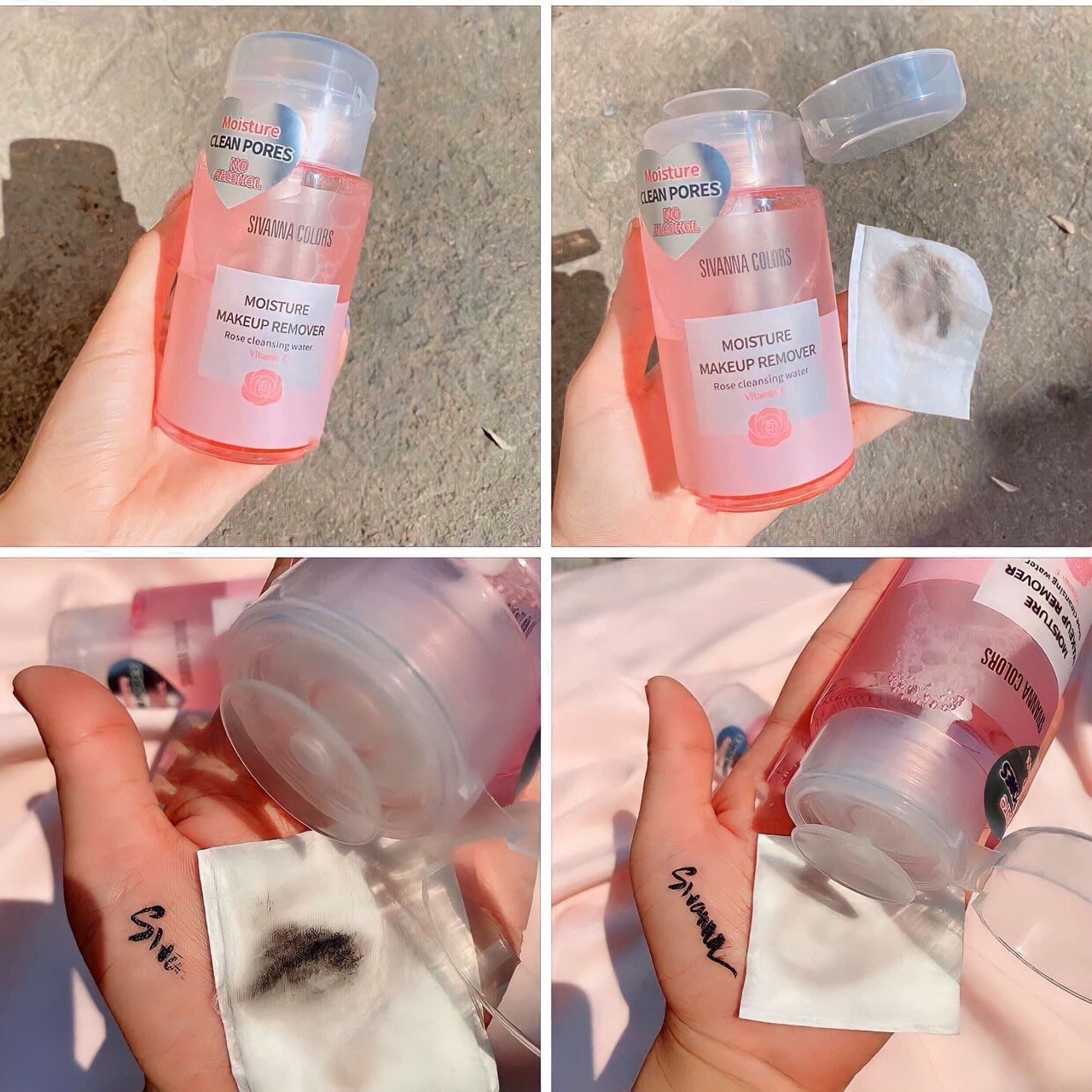 Nước tẩy trang Sivanna Clolors Moisture Makeup Remover HF103 180ml