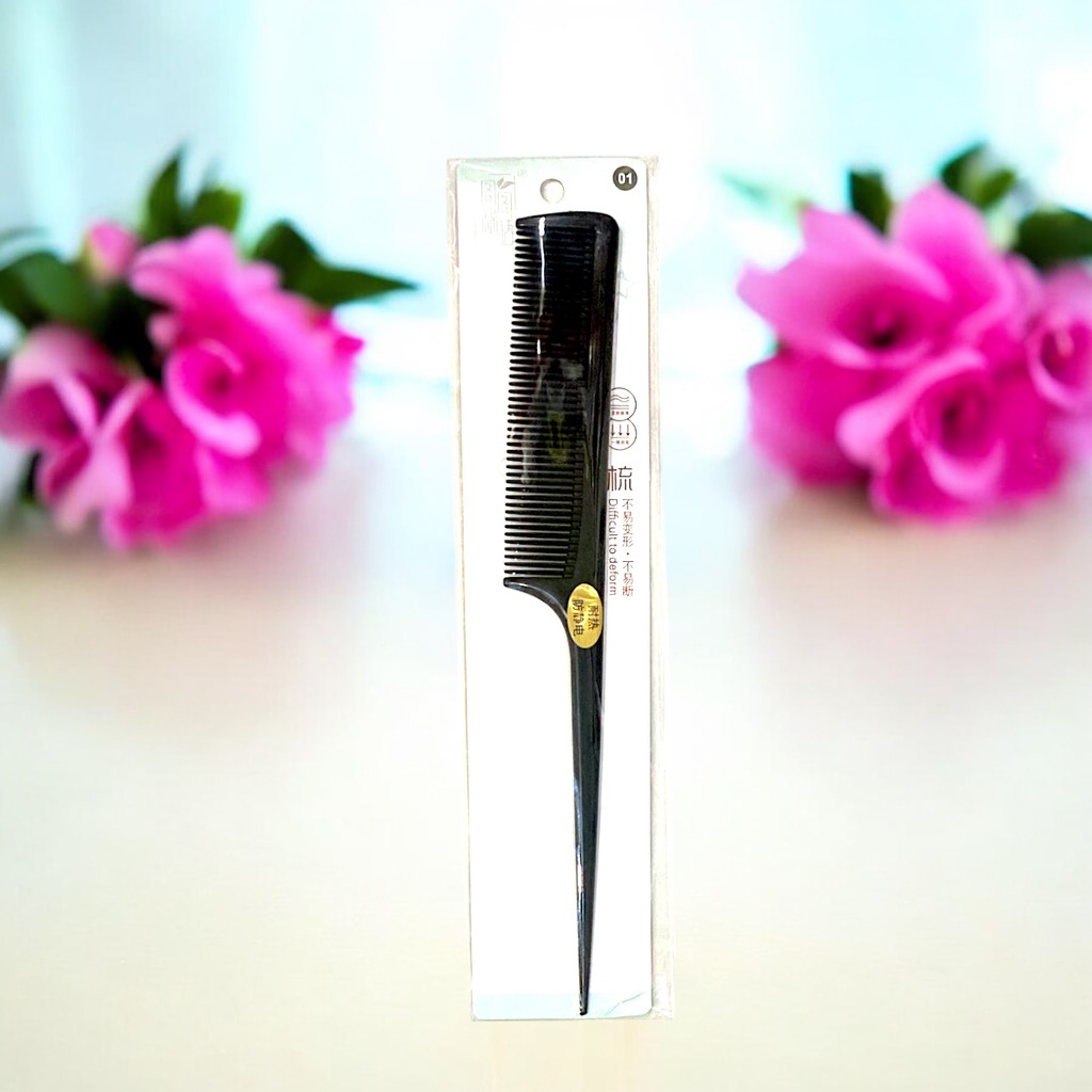 Lược nhọn màu đen 23x3cm