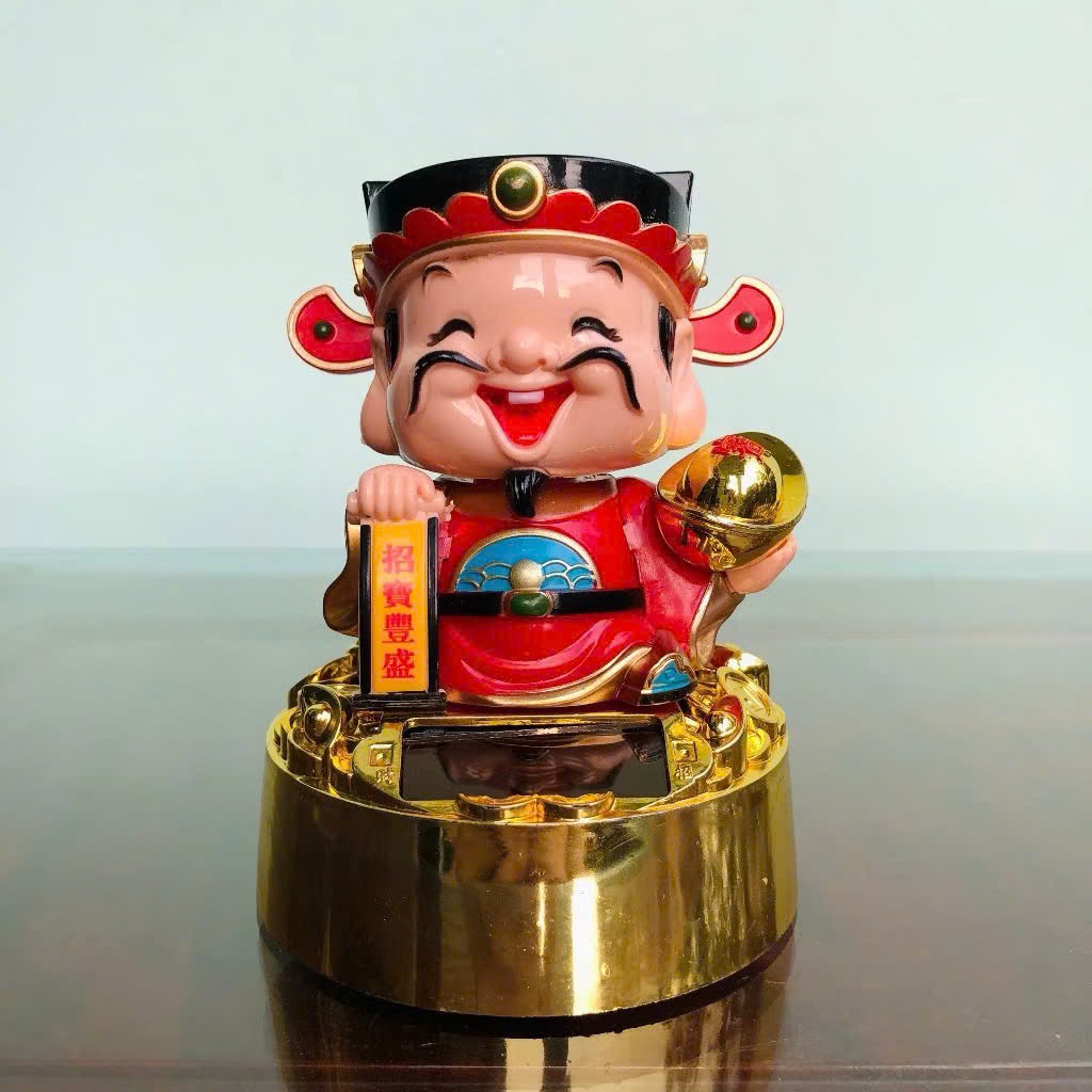 T.h.ầ.n T.à.i Gật Đầu 12x8cm